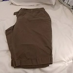 Ladies Cotton Casual Capri Pants